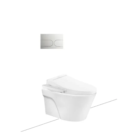 Wall-hung Toilet with WASHLET C2 2
