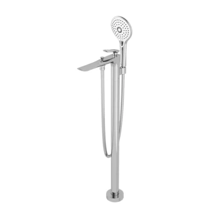 Lever Handle Floor Standing Single Lever Bath and Shower Set